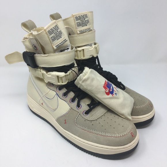 Nike Shoes Sf Af1 High Tan At4647 100 Rugged White Sz 10 Poshmark